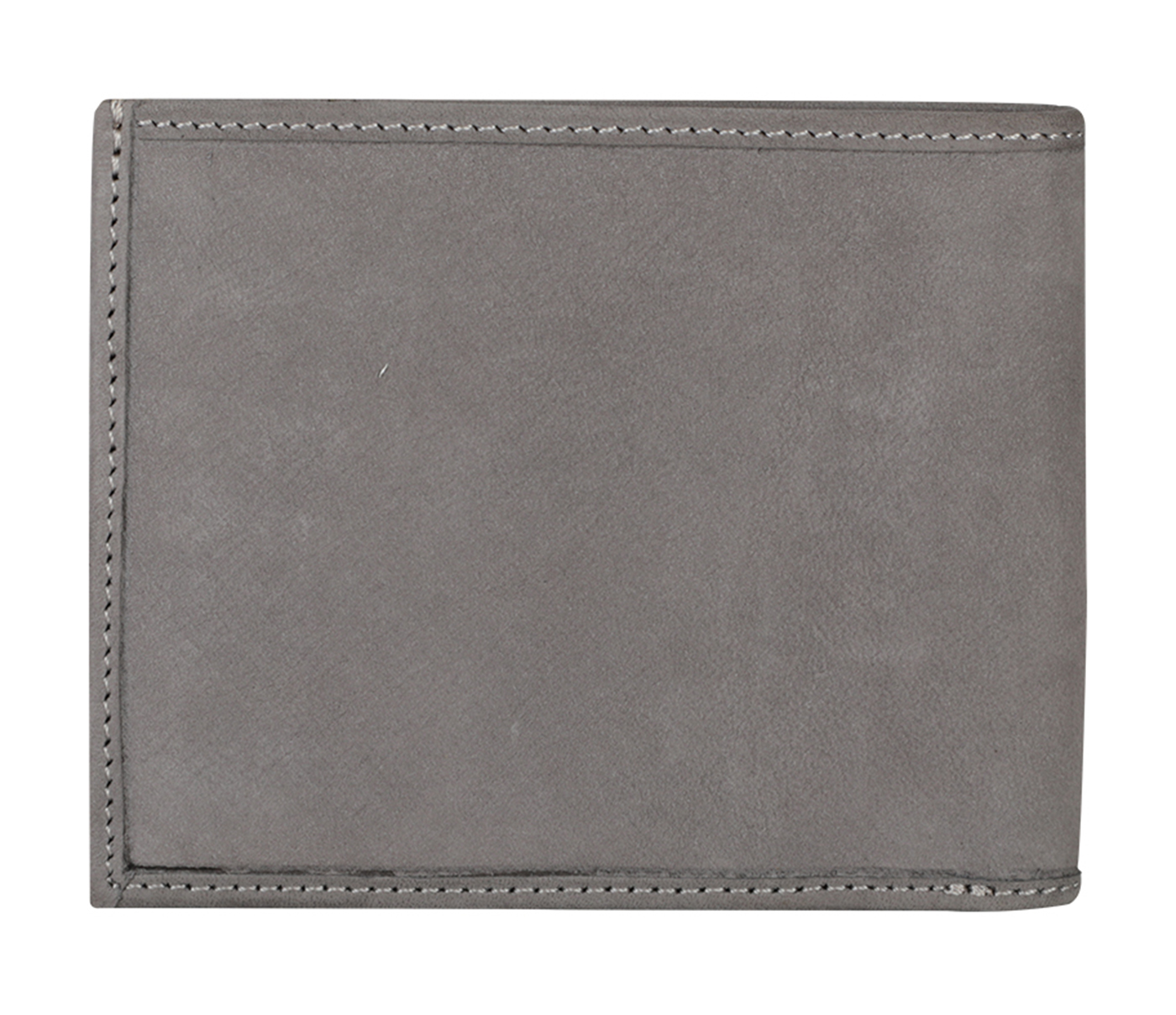 W370-Alvaro Mens Bifold Wallet In Genuine- - Grey