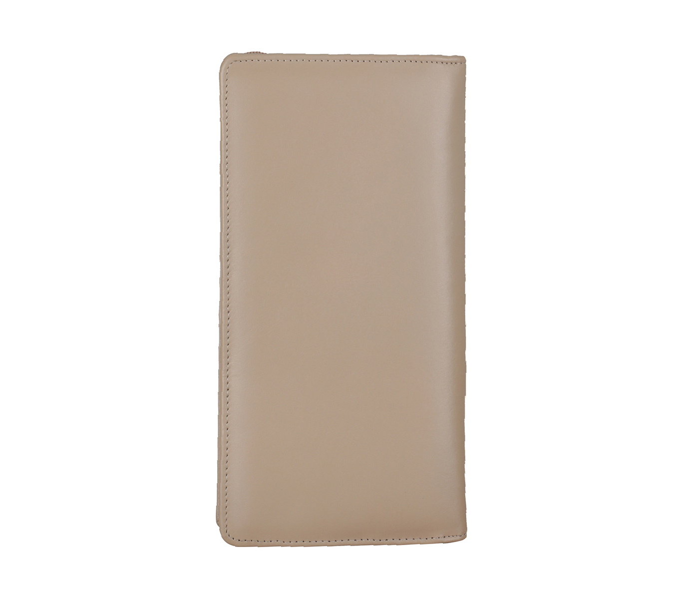 W13-Pablo-Travel Document Wallet In Genuine Leather - Beige