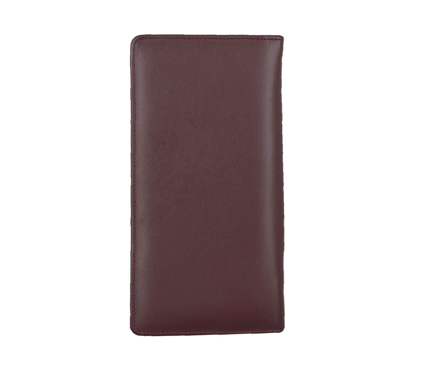 W13-Pablo-Travel Document Wallet In Genuine Leather - Wine