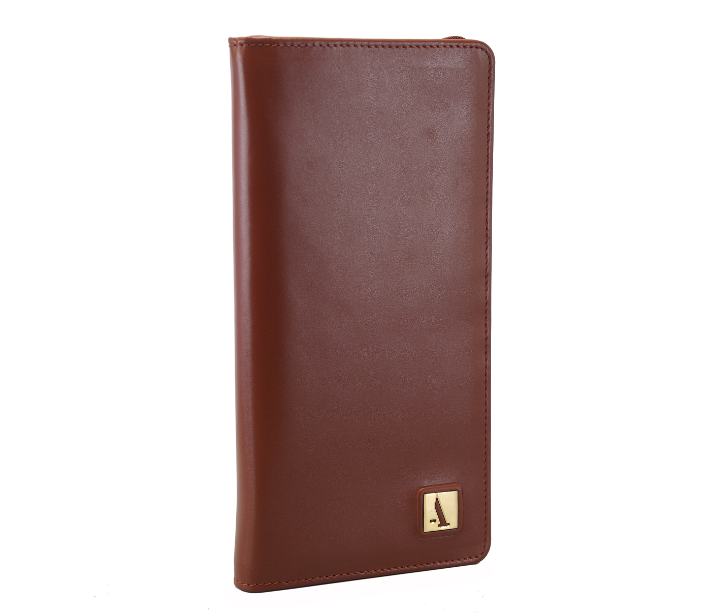 Wallet-Pablo-Travel document wallet in Genuine Leather - Tan
