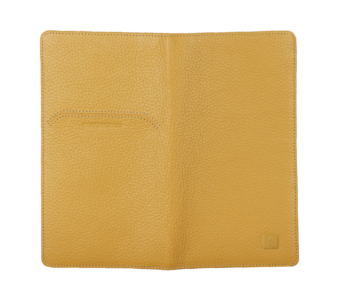 Wallet-Rafel-Travel Document Wallet In Genuine Leather - Beige