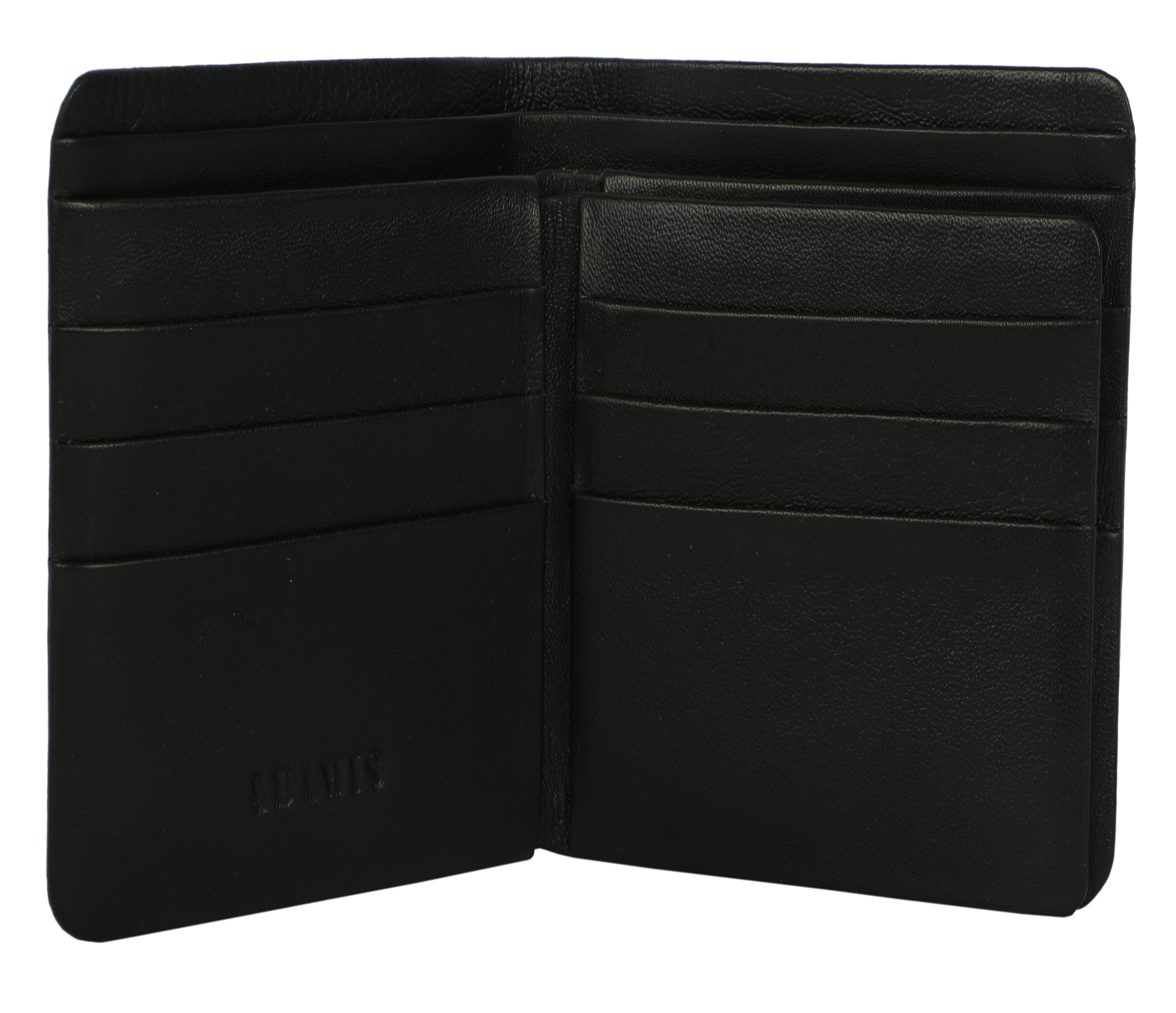 Buy Adamis Black Colour Pure Leather Wallet for Men (VW4) Online