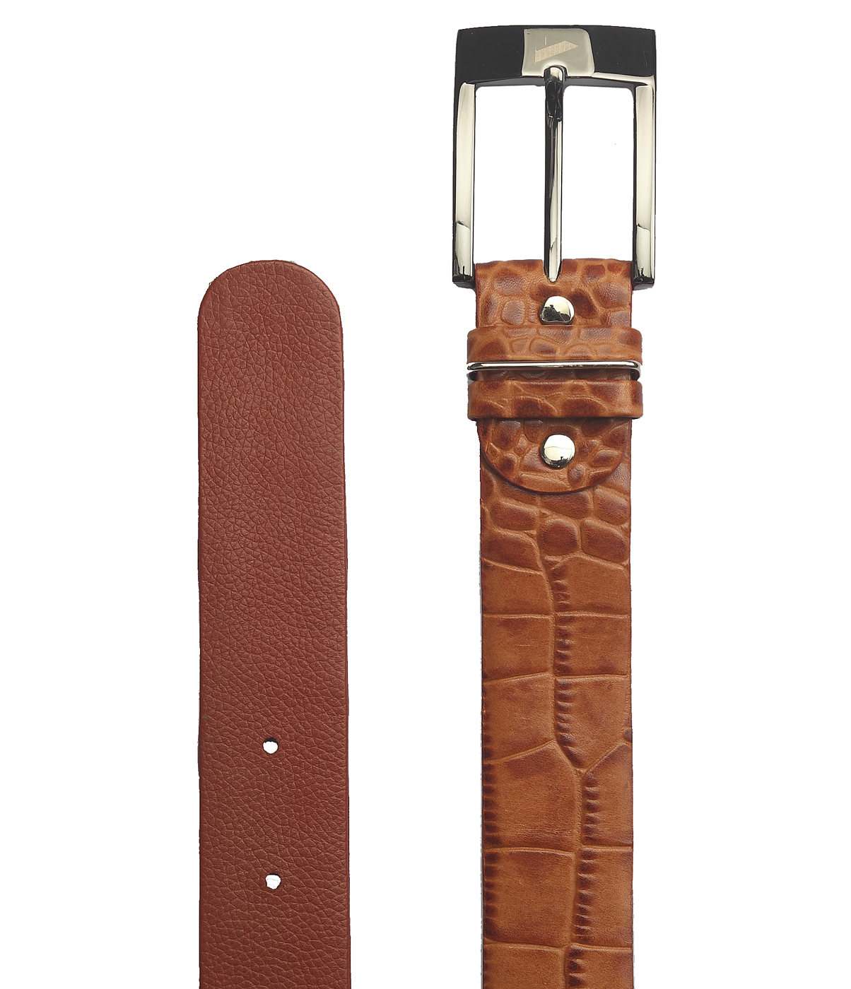 BL121--Men's Formal wear belt in Genuine Leather - Tan