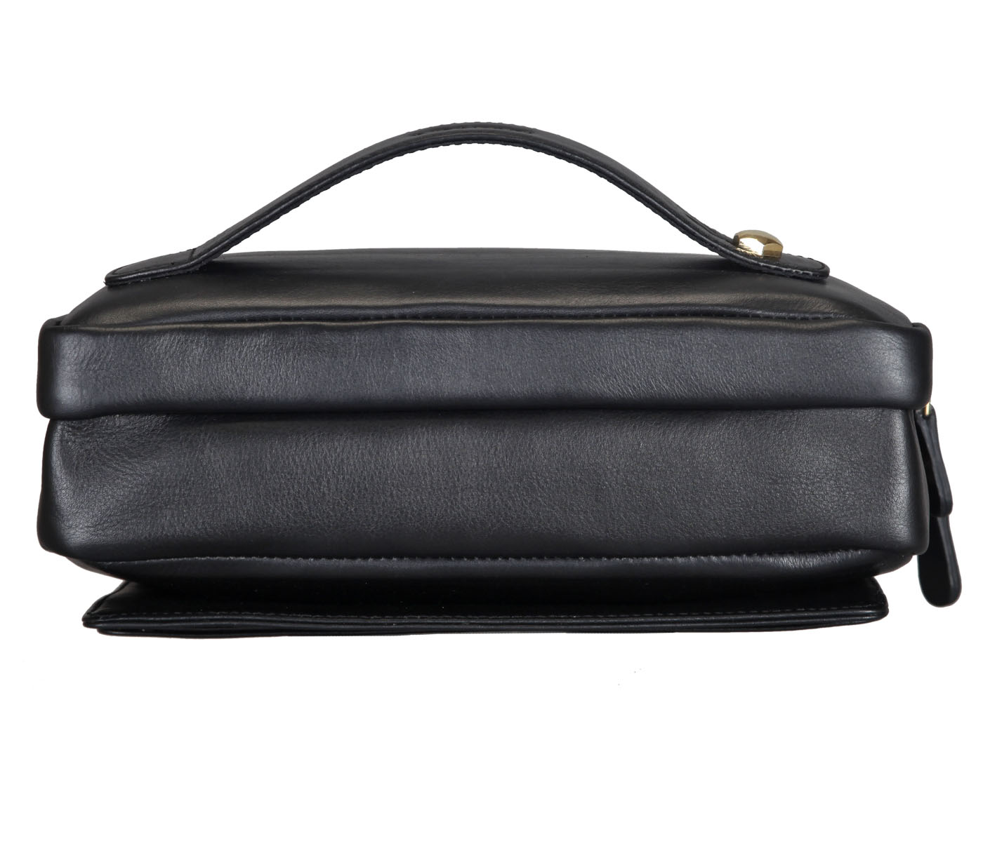 Bag-Jesse-Men's Travel Pouch In Genuine Leather - Black