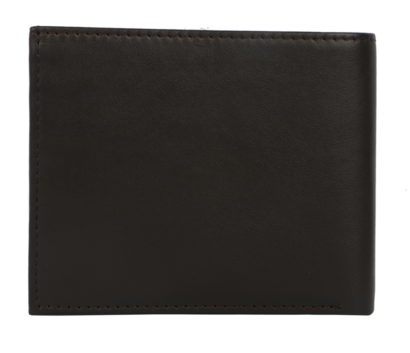 W41-Daniel-Men's bifold wallet with card pockets in Genuine Leather - Brown