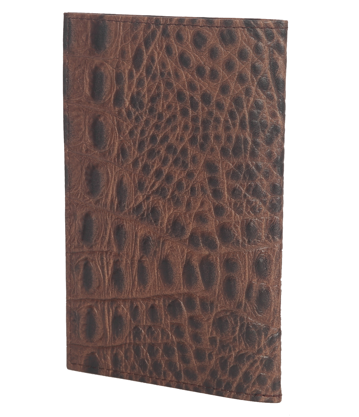W251--Passport cover in Genuine Leather - Brown.