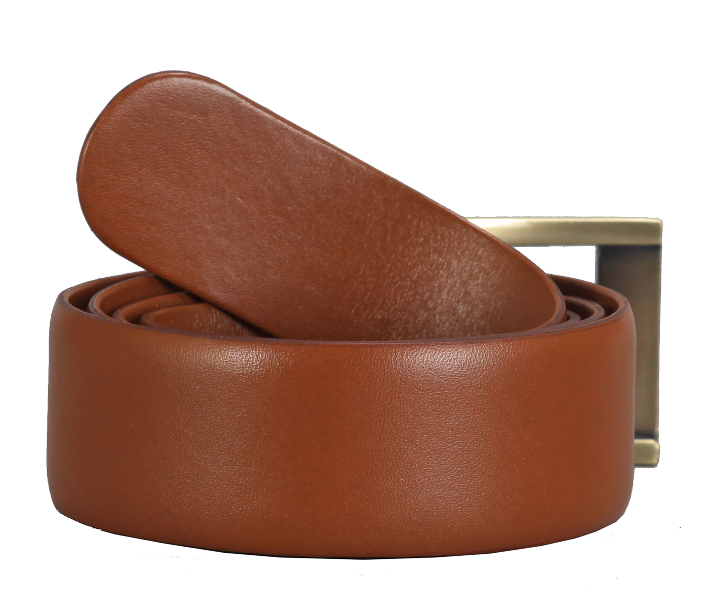 BL142--Men's Formal wear belt in Genuine Leather - Tan