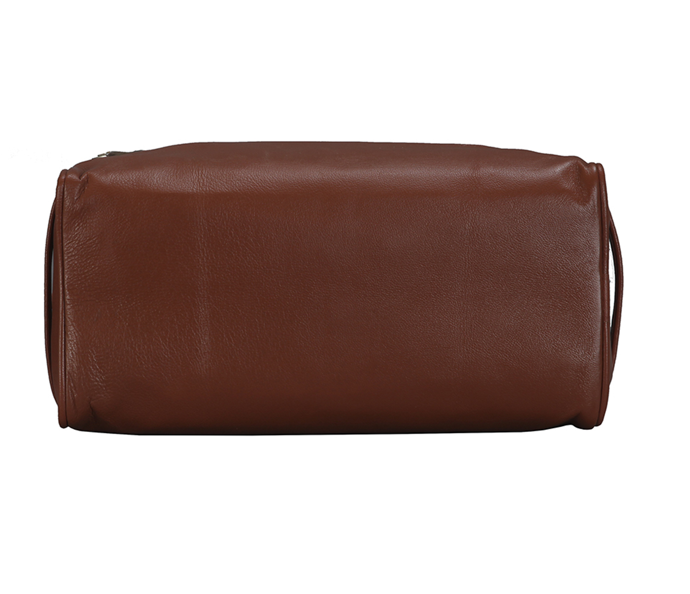 Travel Essential--Unisex Wash & Toiletry travel Bag in Genuine Leather - Tan