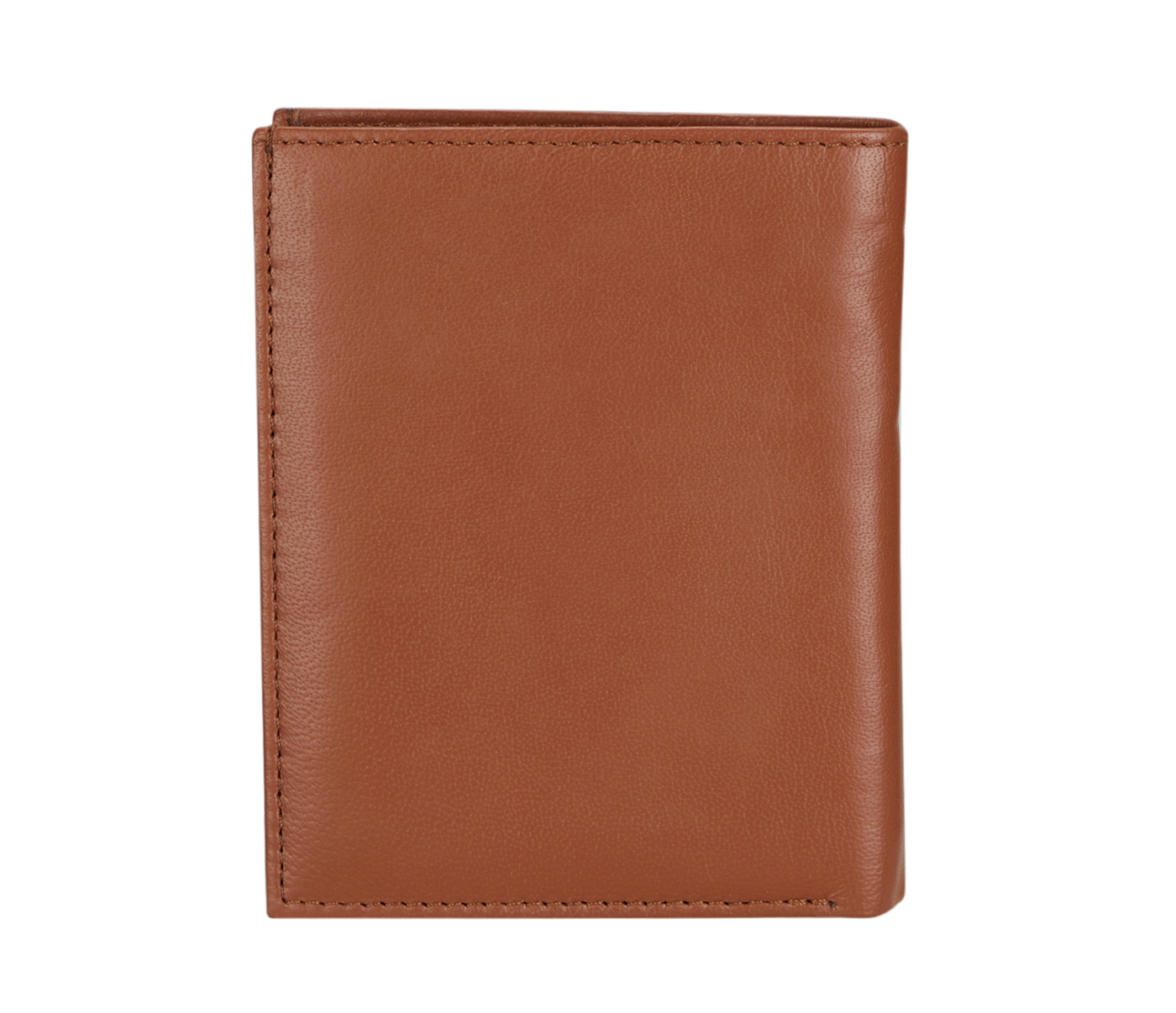 W7-Davide-Men's Bifold Wallet With Photo Id In Genuine Leather - Tan